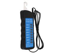 Bewinner Electric Fence Tester, Electric Fence Voltage Tester, Multi Light Neon Indicator 600 to 7000V Range No Battery Needed Compact ABS Housing, with Portable Lightweight Design, for