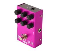 Bewinner Electric Guitar Distortion Overdrive Effects Drive Pedal Simple Operation Vintage Style for Guitarists Aluminum Alloy (AN 31 Purple)