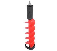 Bewinner Electric Ice Auger 8 Inch Drill Bit, 28in Length Floating Nylon Ice Drill Auger for Deep Waters, Carbide Blade Fishing with Adapter for Power Drills