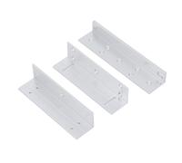 Bewinner Electric Magnetic Lock Z L Bracket Set, 180KG Holding Force, Aluminum Alloy Construction, Fits Inward Opening Doors, 168mm Length