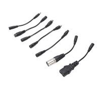 Bewinner Electric Scooter Charger Conversion Cables, Multi Compatible Male to Female Connector Adapter with Retardant PVC for Hoverboards Scooters
