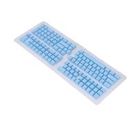 Bewinner Ergonomic 132 Key Korean Keycaps Replacement, ABS Material, OEM Height, Showcasing Korean Script, for Most Mechanical Keyboards (Blue)