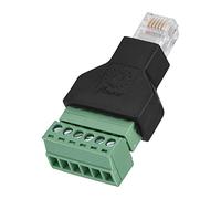 Bewinner Ethernet RJ12 6P6C Male to 6 Pin Screw Terminals Adapter