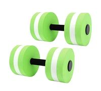 Bewinner EVA Water Floating Dumbbell for Pool Exercise, 2 Pack Foam Water Dumbbells for Men Women Kids Fitness, Lightweight Non Rust Resistance Yoga Strength Training (Green Spider)