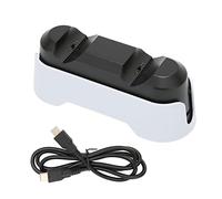 Bewinner Fast Controller Charging Station Dual Dock with Smart Circuit Protection, About 3H Charging Time for, Wireless Station for Game Console Handle (White) (White)