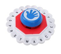 Bewinner Fast Paced Family Board Game, Interactive Alphabet Letters Pressing Game for Educational Party, Word Learning Toy for Kids Ages 3+ and Adults, Brain Boosting (Red)
