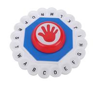 Bewinner Fast Paced Family Board Game, Interactive Alphabet Letters Pressing Game for Educational Party, Word Learning Toy for Kids Ages 3+ and Adults, Brain Boosting (Blue)