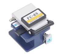 Bewinner FC-6S High Accuracy Fiber Optic Cleaver, 12-Surface Vane/Wing Optical Fiber Cutter Tool for Splicing & Cutting, ≤0.5° Angle, with Multifunction Clamp & Hex Wrenches