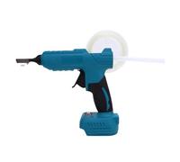 Bewinner Fiber Optic Cabling Glue Gun for FTTR, Hot Melt Glue Gun with 50m Fiber Spool, Compatible with BL1830B BL1840B BL1850B Battery, 220°C Fast Heating