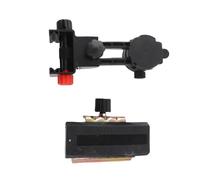 Bewinner Fine Tuning Bracket Level Tool Adapter, 360 Degree Rotation Telescoping Pole Cradle Head, Multifunctional Leveling Stand Extension Pole Head, Adjustable Up/Down/Left/Right