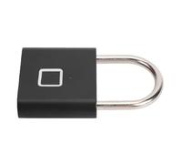 Bewinner Fingerprint Padlock Keyless Lock USB Rechargeable Smart Padlock for Backpack Luggage Zinc Alloy IP54 20 Fingerprints (Metal Back Cover)