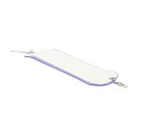 Bewinner Fishing Flasher ABS Double-Sided Luminous Diving Board, Reflective Surface for Freshwater and Saltwater Trolling, 28cm Luminous Green Black Edge (Purple)