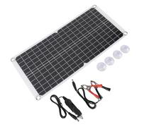 Bewinner Flexible Monocrystalline Solar Panel Kit 17W 18V with USB Port & Type C, for Camping Car Boat Marine RV, & Lightweight