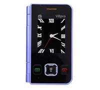 Bewinner Flip Foldable Mobile Phone with Large Keypad, FM Radio, Multi Language Support, Dual Display,Lightweight Senior Cell Phone for Travel Daily (Purple)