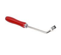 Bewinner Floor Groover Sturdy Steel Slotting Cutter with 3 Spare Blades for PVC Plastic Floor Installation Red Beech Handle Efficient Construction Tool for Home Improvement