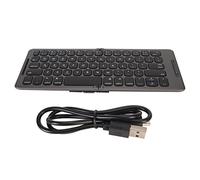 Bewinner Foldable Bluetooth Keyboard 2 Fold Wireless Keyboard with 3 Channel Connection for Tablet, Phone, Computer - Low Noise, Wide Compatibility, Portable Design