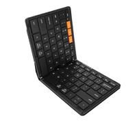 Bewinner Foldable Bluetooth Keyboard with 2.4G Wireless Receiver, Rechargeable USB C Portable Keyboard, Full Layout Dual Mode Key for Tablet Laptop Smartphone, Multi OS Compatible
