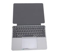 Bewinner Foldable Bluetooth Keyboard with Touchpad 64 Key, Rechargeable Multi Device Wireless Keyboard for Laptop Tablet Phone, Silent Typing Travel Portable Compact (Gray)