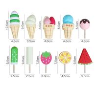 Bewinner Food Assortment Toy, Pretend Play, Communication Skills, Game for Toddlers