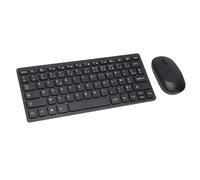 Bewinner French Keyboard and Mouse Combo 2.4GHz Wireless | 78-Key French Layout, Plug & Play, Quiet Mouse, Ergonomic Design for PC, Laptop,