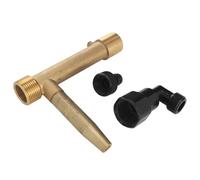 Bewinner G1 Brass Quick Coupler Valve Key - Underground Garden Hose Quick Coupling, Rustproof Water Intake Tool for Irrigation, Easy Install, Durable