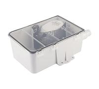 Bewinner G750-01 750GPH Shower Sump Pump with Automatic Switch, Multi-Inlet Bilge Drain Box for Marine Boat Yacht, 12V/24V DC, Submersible (24V)