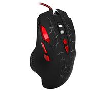 Bewinner Gaming Mouse Wired, 8 Keys USB Computer Mouse with 4-Speed DPI Adjustable & 7 Breathing Light Modes for PC Gamers, G550 Black (G550 crack)