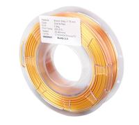 Bewinner Gold Red Dual Color 1.75mm PLA Filament for 3D Printing 200g 30-45mm/s, Glossy Finish for High Strength Objects, Compatible with Most FDM 3D Printer and Pen