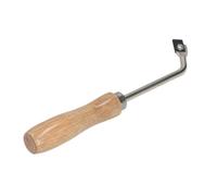Bewinner Groover Beech Wood Grooving Gouge Steel Slotting Flooring Tools for PVC Plastic Floor with 3 Spare Blades, 9.6 Inch Floor Groover Slotting Tool Hand Tool