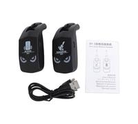 Bewinner Guitar Wireless System, 2.4G Transmitter & Receiver, 4ms Ultra Low Latency, 10H Battery Life, Rechargeable for Electric Guitar, Bass, Amp