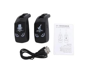 Bewinner Guitar Wireless System, 2.4G Transmitter & Receiver, 4ms Ultra Low Latency, 10H Battery Life, Rechargeable for Electric Guitar, Bass, Amp