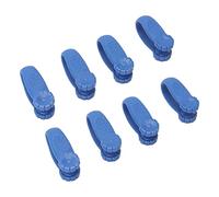 Bewinner Hand Acupressure Clip 8 Packs Plastic Pressure Point Tool for Migraine Headache Relief Between Thumb and Index Finger, Natural Drug-Free Acupressure Massager for Hands, Discreet (Blue)
