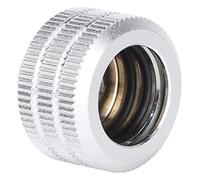 Bewinner Hard Tube Accessories, Electroplatization Processing Compression Accessories with Sealing Rings for the Computer Water System (Silver)