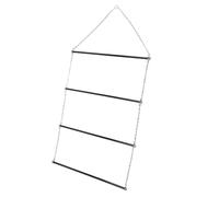 Bewinner Heavy Duty 4 - Tier Adjustable Saddle Blanket Rack, Foldable Metal Storage Organizer for Horse Pads Blankets, Wall Door Mount Barn Stable Tack Room Home