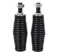 Bewinner Heavy Duty Barrel Spring Mounting Base for CB Radio Antenna, 2pcs, M12 Screw 5mm Spring, Waterproof Shockproof for LED Whip UTV ATV Off Road