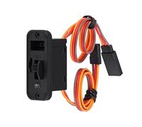 Bewinner Heavy Duty LED RC Switch, 12A 6-12V for Receiver | RC On Off Switch, JR Connector, Servo ESC Switch, LED Indicator, 60 Core Wire