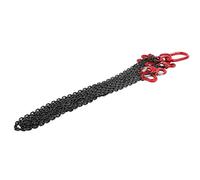 Bewinner Heavy Duty Lifting Chain Sling 6mm X 2M Adjustable, 1 Ton Working Load, 4T Tested Chain for Mines, Ports, Buildings, Steel Plants, Crane Hoist