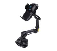 Bewinner Heavy Duty Truck Phone Mount, 12.9 Inch Long Arm 360° Rotatable Dashboard Windshield Holder with Super Suction Cup, Truck Phone Holder for Smartphones Tablets (Black)