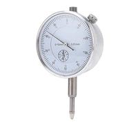 Bewinner High Accuracy 0-10mm Mechanical Dial Test Indicator Pointer Type Dial Gauge Stainless Steel Measuring Tool for Fine Machining Shaft Runout Error Measurement (0-10mm)