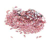 Bewinner Horse Eye Shape Flat Back Acrylic Rhinestones, 500pcs Multi-Color Sparkle Crystals for Crafts, Scrapbooking, Phone & Garment Decoration (Light Pink)