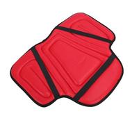 Bewinner Horse Saddle Cushion, Shock Absorbing Western Saddle Pad with Non Slip Design, Memory Foam and PU Leather, 22x18in Equine Riding Accessory (Red)