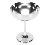 Bewinner Ice Cream Serving Cup, Stainless Steel Footed Dessert Cup, Goblet Serving Dish for Ice Cream, Fruit Salad, Pudding & Yogurt, Elegant Party, Home Kitchen Use (A)