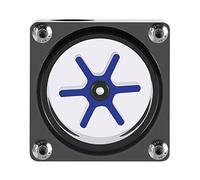Bewinner Indicator,G1/4 Thread 6 Impeller 3 Ways Meter Indicator For PC Water Cooling System,Observe The Speed and Working States of The Water,Made of POM and Acrylic Material