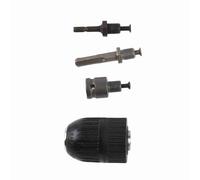 Bewinner Keyless Drill Chuck 3 Jaw 1/2in to 1/4in Hex Converter, 2-13mm Clamping Range, Heavy Duty Drill Bit Chuck for Electric Wrench, Quick Install Woodworking Drilling Tool