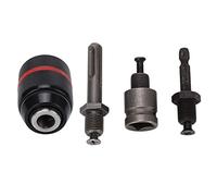 Bewinner Keyless Drill Chuck Self Tightening 1/2in 2-13mm Clamping Range Quick Changing Tool Round 58mm Length for Impact Wrench (Round 58mm Length)