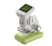 Bewinner Kids Digital Microscope with 2.0" LCD Screen, 120X-1200X Zoom | Handheld Science Microscope with Camera, for Outdoor Exploration, Cell Observation, Includes 38 Activity Cards