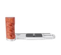 Bewinner L Shape Bracket Handle Handgrip for F2 F2A F2S Camera with Arrow Storage Case Plate, Compatible, Aluminum Alloy & Rosewood Grip Holder (Silver)