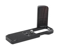 Bewinner L Shape Camera Grip with Quick Release Plate, Wooden Side Handle for Film X M5, Aerospace Aluminum Alloy, Vertical Shootings Bracket for Photography and Video Recording