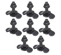Bewinner L Track Double Lug Threaded Stud Nut, 6000 Lbs Load Capacity Tie