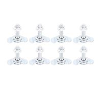 Bewinner L Track Double Lug Threaded Stud Nut, 6000 Lbs Load Capacity Tie